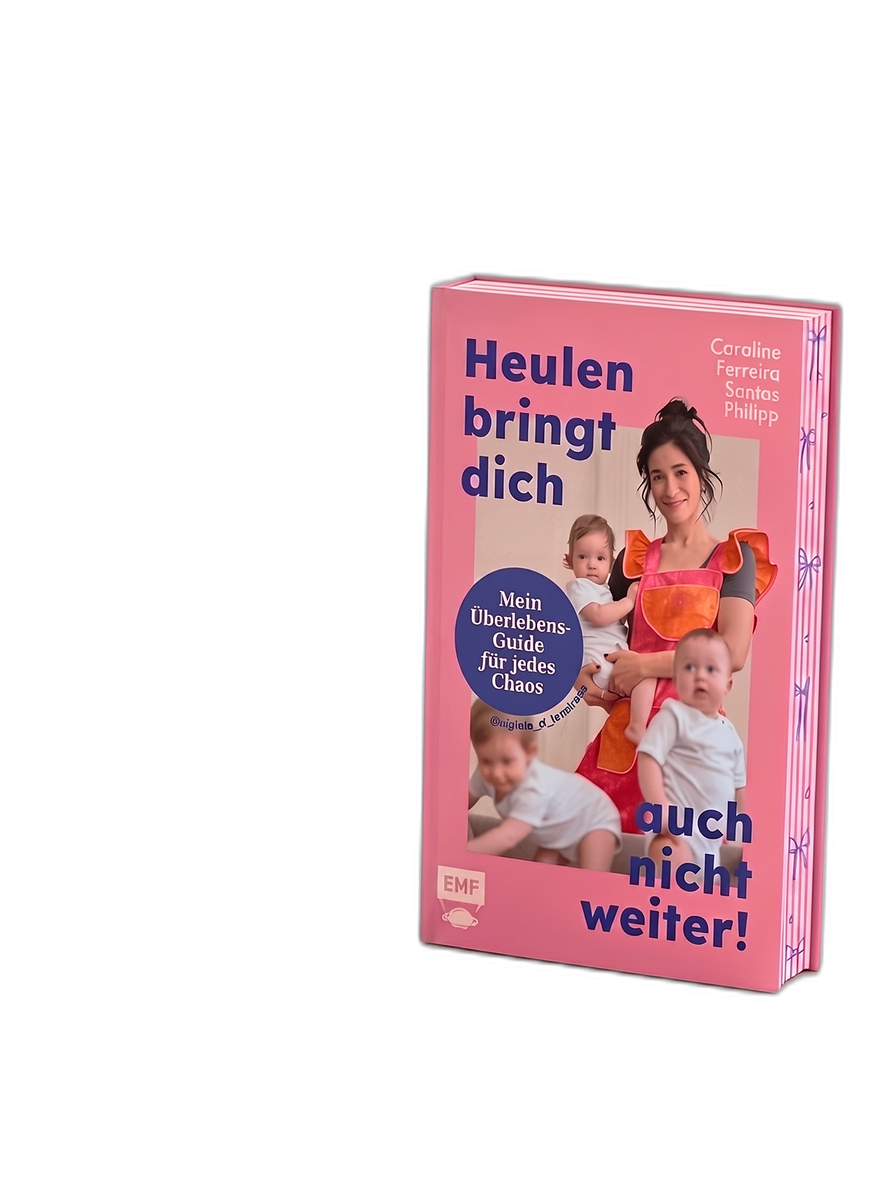 Das Buch Heulen bringt dich auch nicht weiter, 3D-Ansicht des Covers